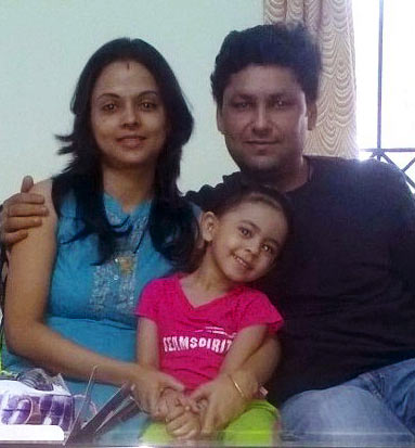 Arvind Kumar with his family