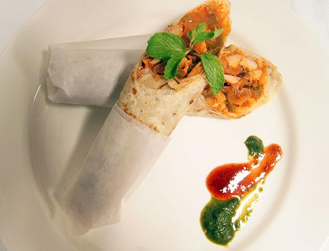 Chicken Kathi Roll