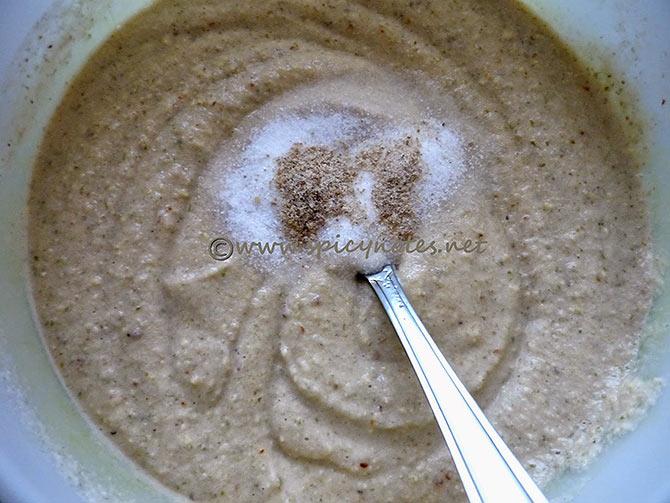 Lentil dosa process