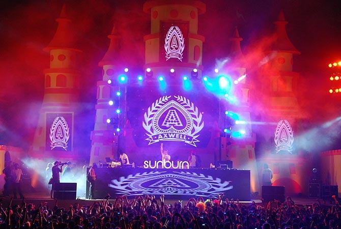 Sunburn Goa India