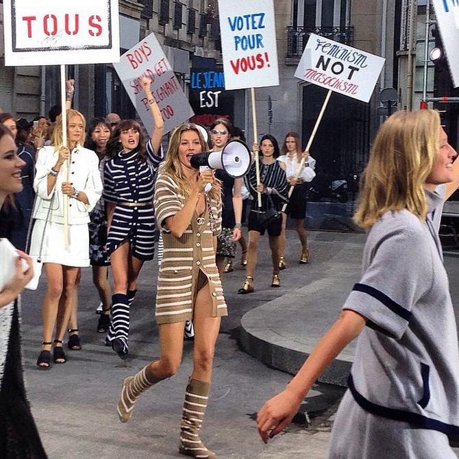 Chanel show at Paris Fashion Week