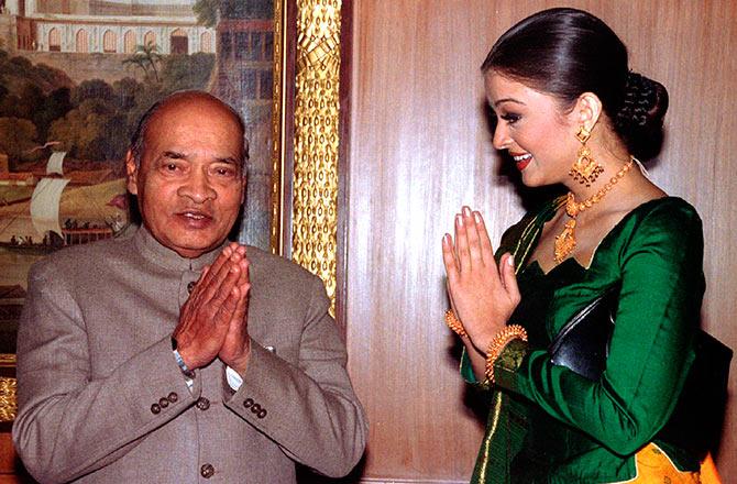 Narasimha Rao with Aishwarya Rai