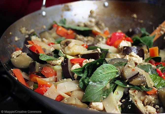 Stir fry vegetables with Tofu