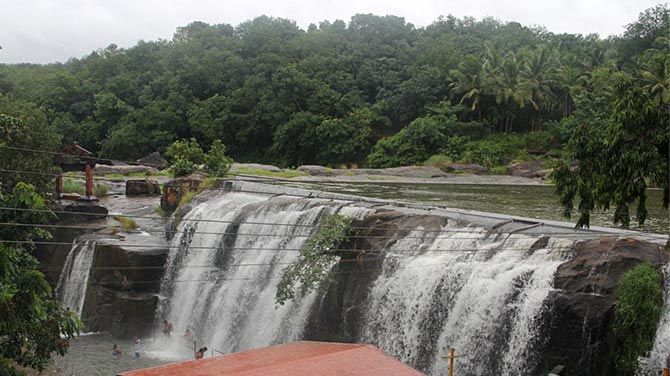The Thirparappu Falls in Kanyakumari