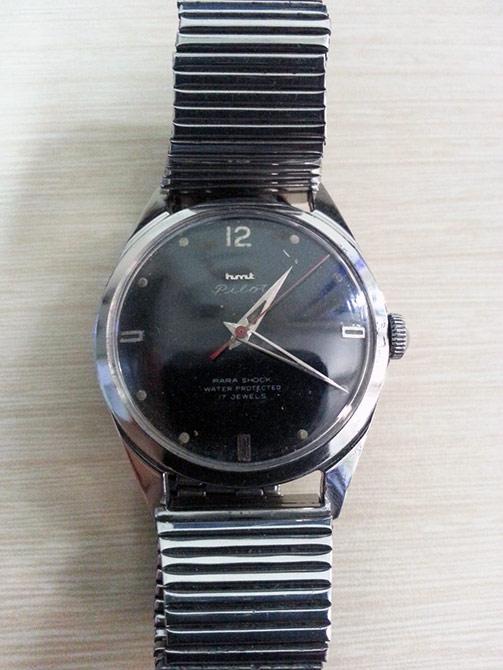 hmt janata black dial