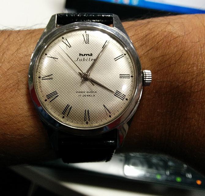 Order VINTAGE HMT KOHINOOR WHITE DIAL MECHANICAL 17JEWELS WRIST WATCH⌚️  Online From Vintagepluswatches ,DELHI