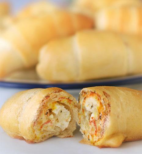 Spicy pinwheel rolls