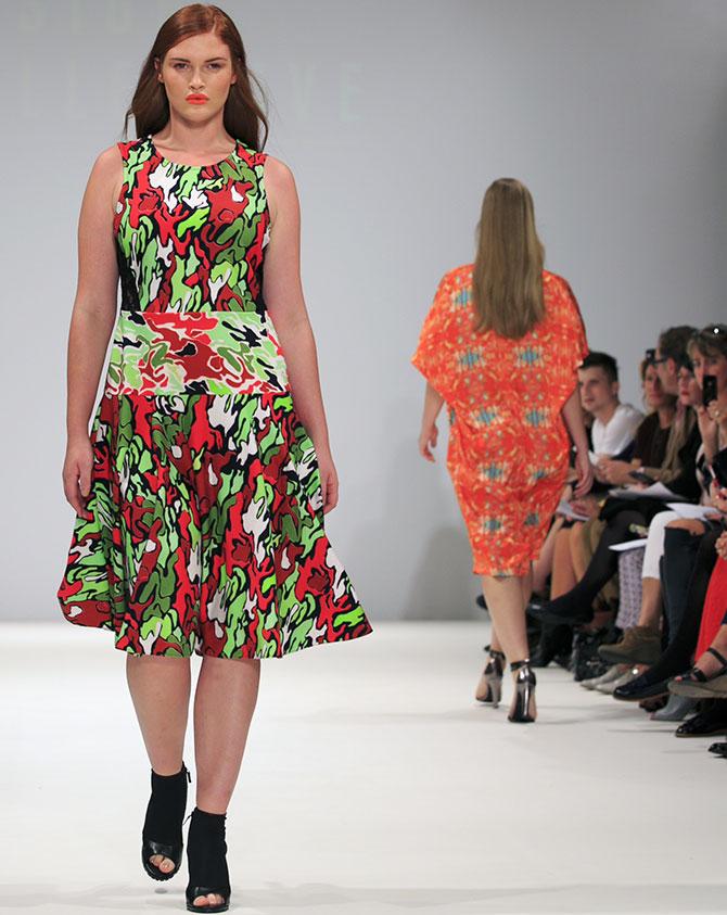 Evans collection at London Fashion Week