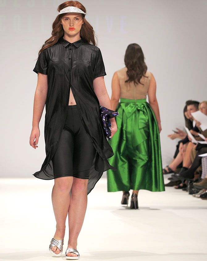 Evans collection at London Fashion Week