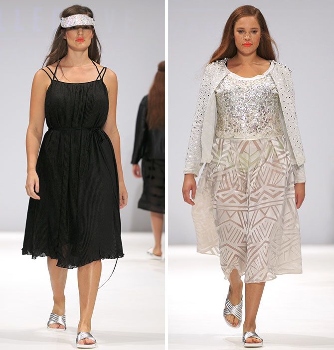 Evans collection at London Fashion Week