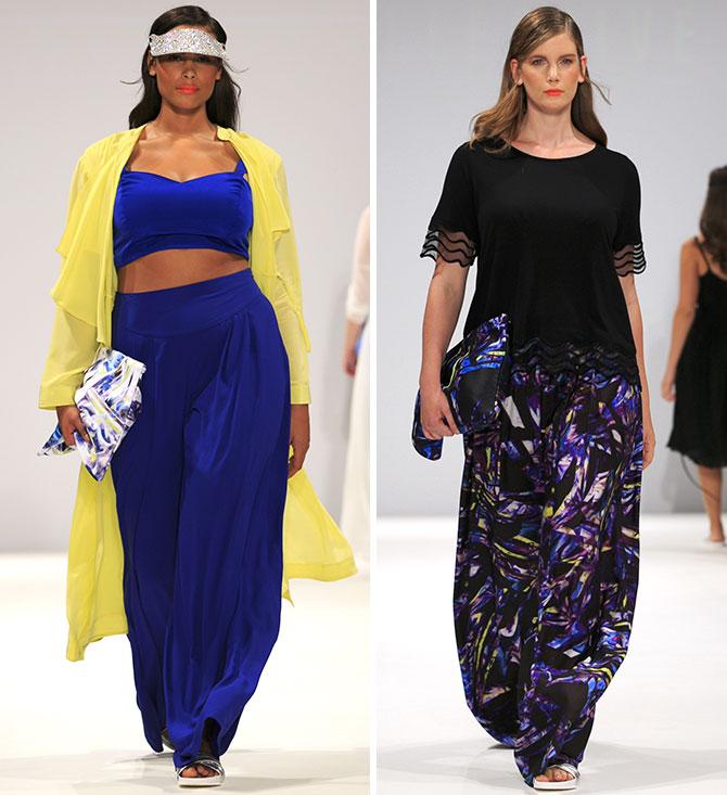 Evans collection at London Fashion Week