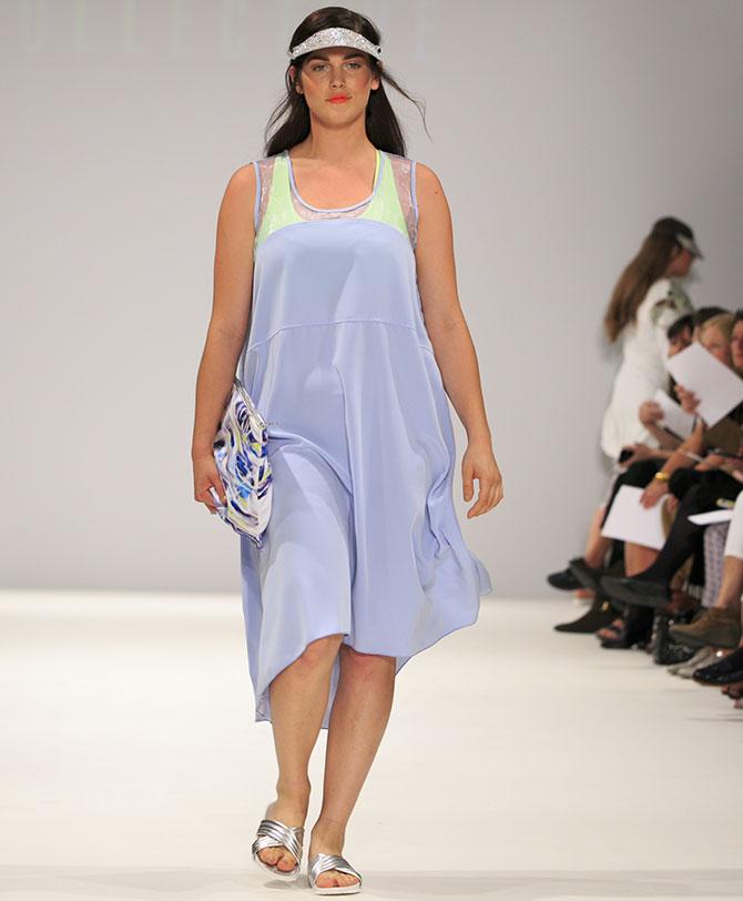 Evans collection at London Fashion Week