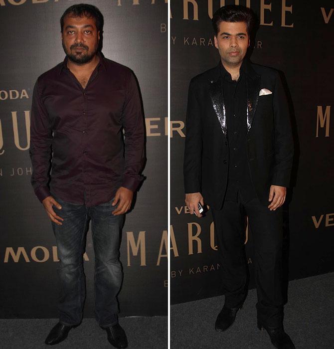 Anurag Kashyap and Karan Johar