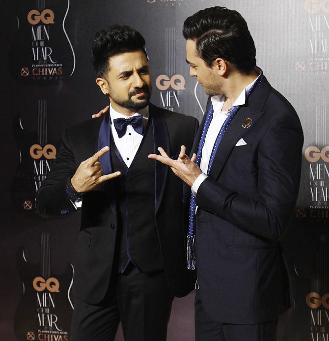 Vir Das and Imran Khan