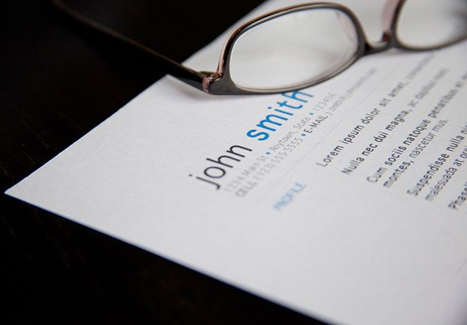 A poorly edited CV will discourage the employer