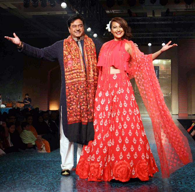 Sonakshi and Shatrughan Sinha