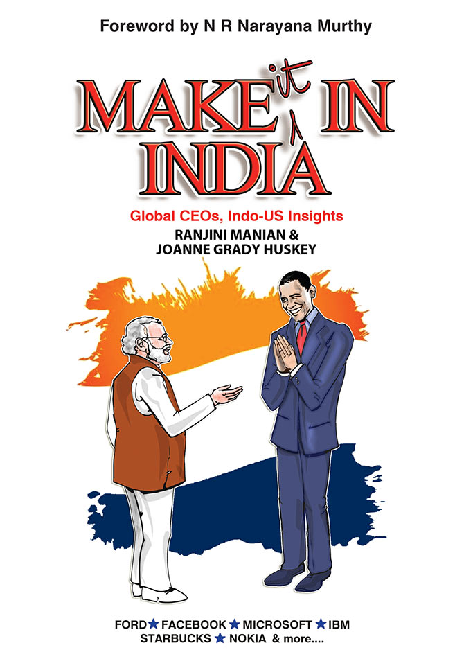 Make It In India book over