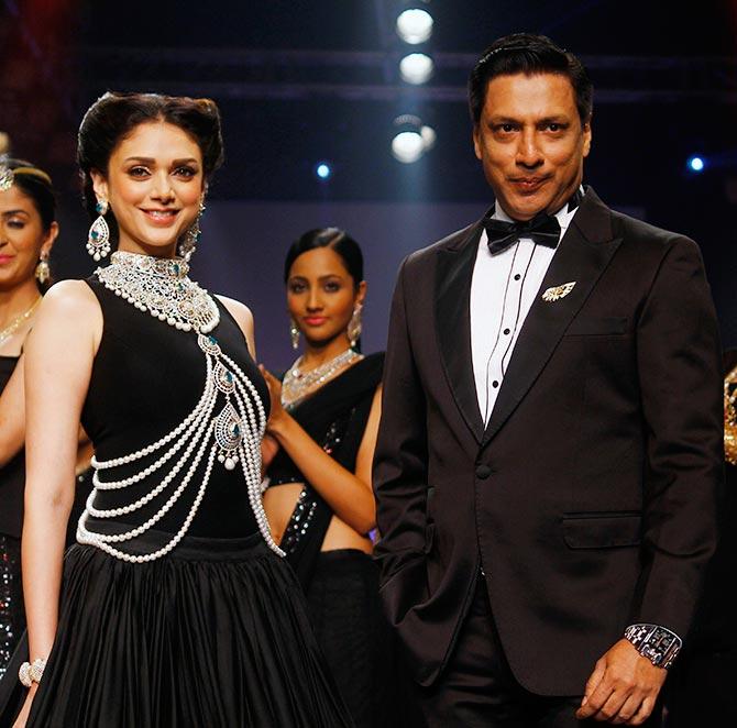 Aditi Rao Hydari with Madhur Bhandarkar