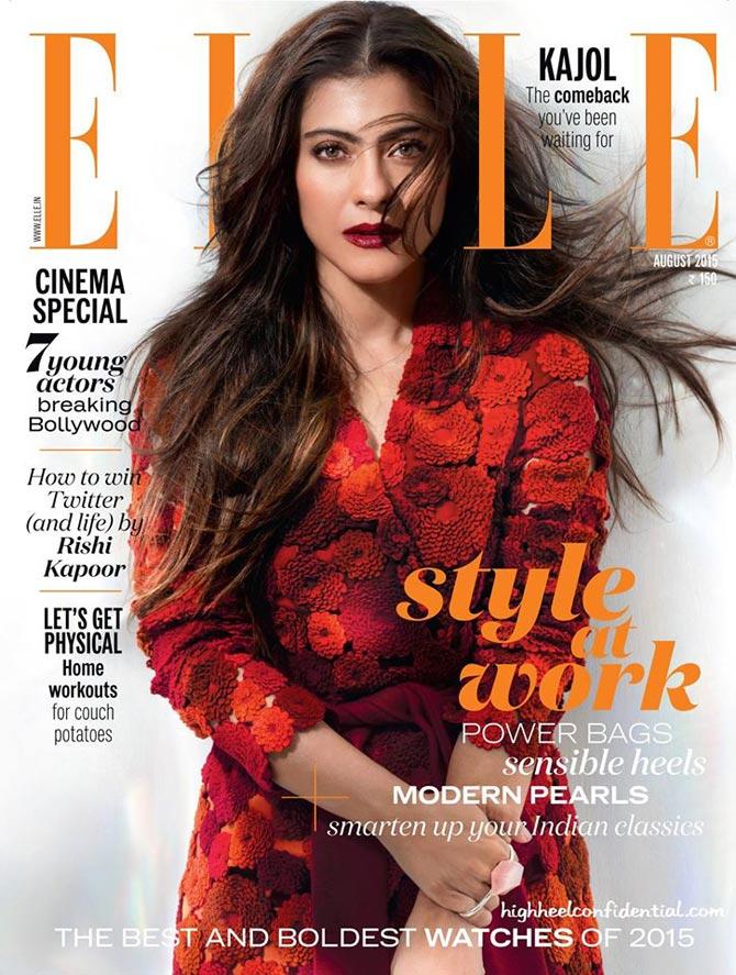 Kajol covers Elle