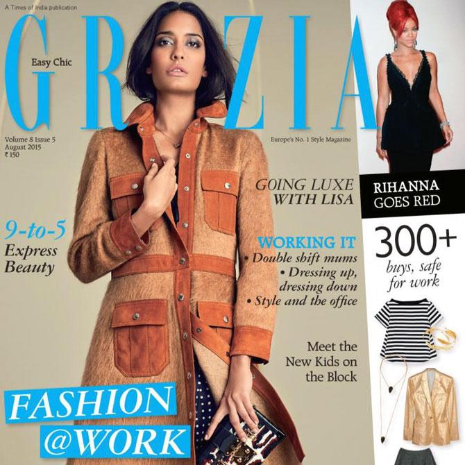 Lisa Haydon covers Grazia