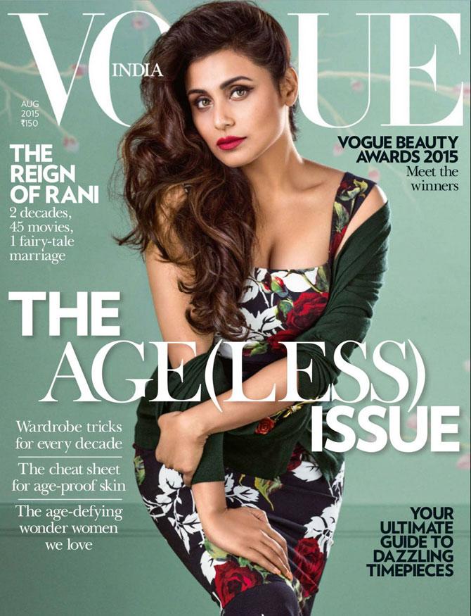 Rani Mukerji covers Vogue