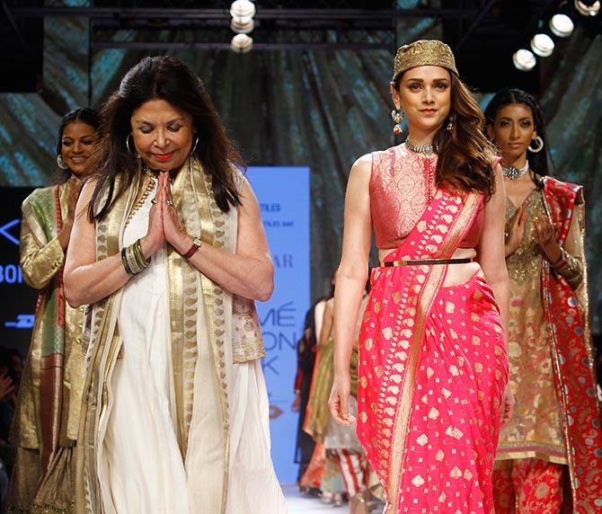 The designer and her muse: An ode to Ritu Kumar - Rediff.com