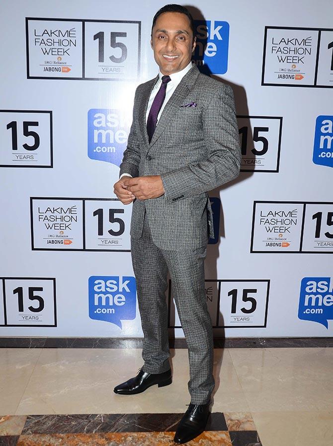 Rahul Bose at the Lakme Fashion week