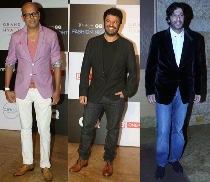 Narendra Kumar, Vikas Bahl and Chunky Pandey