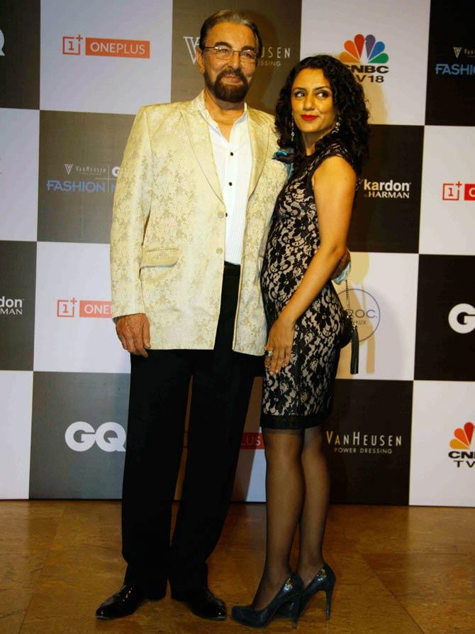 Kabir Bedi and Parveen Dusanj