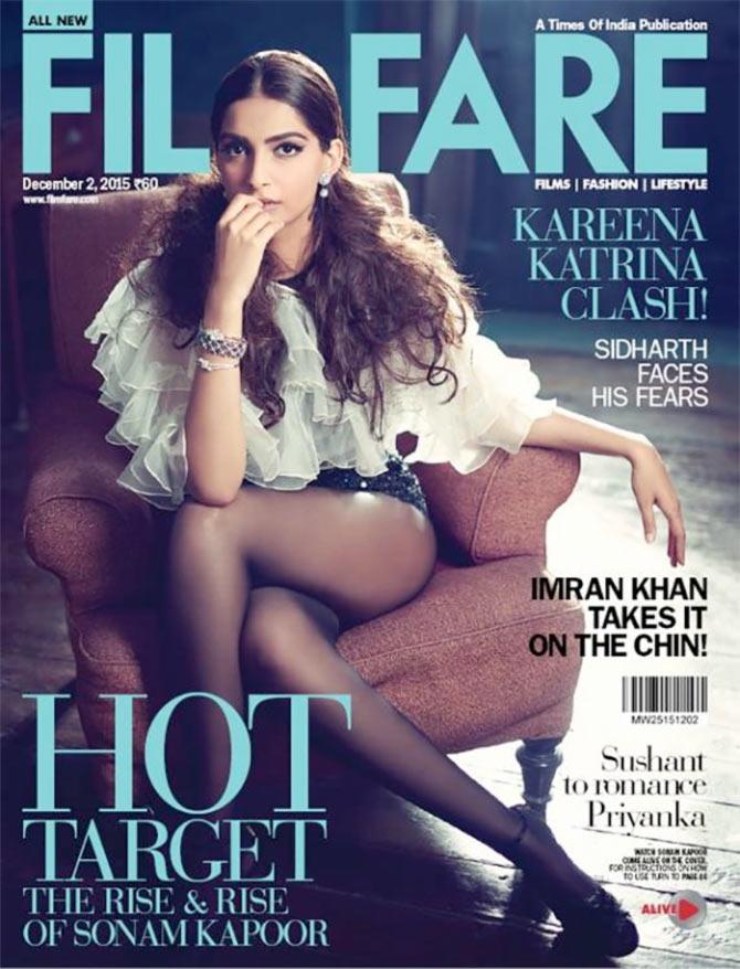 Sonam on Filmfare