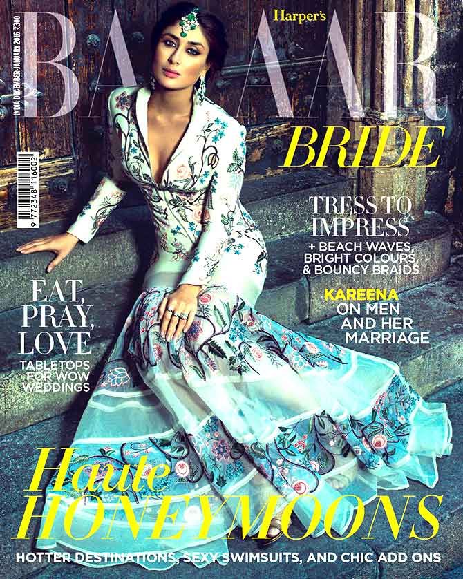 Kareena on Harper's Bazaar Bride India