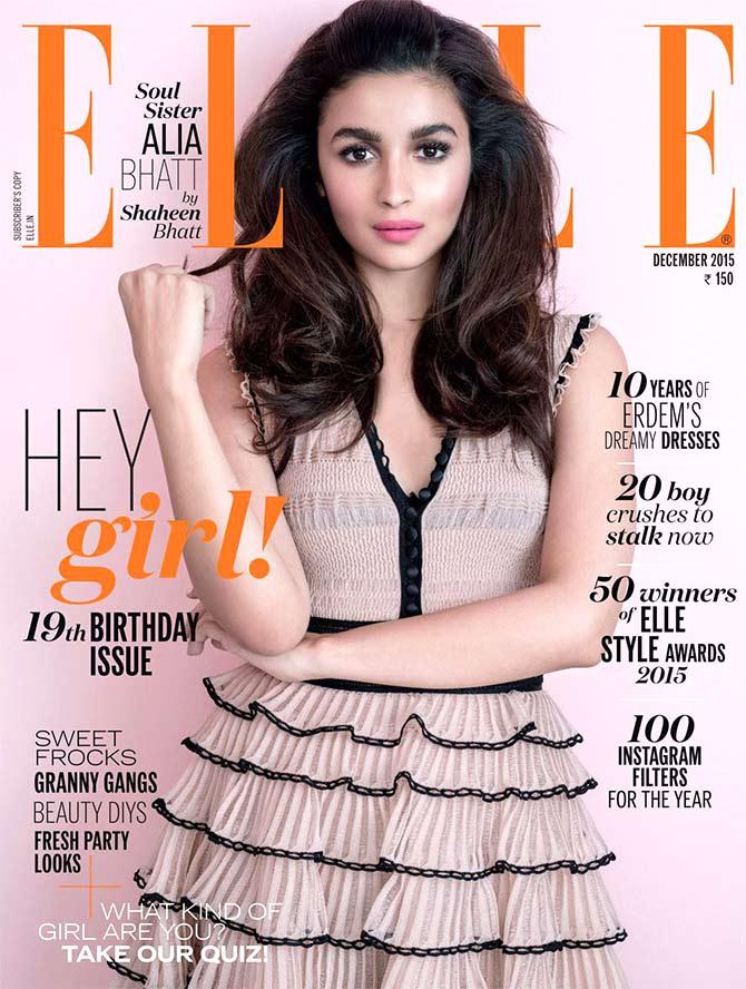 Alia on Elle