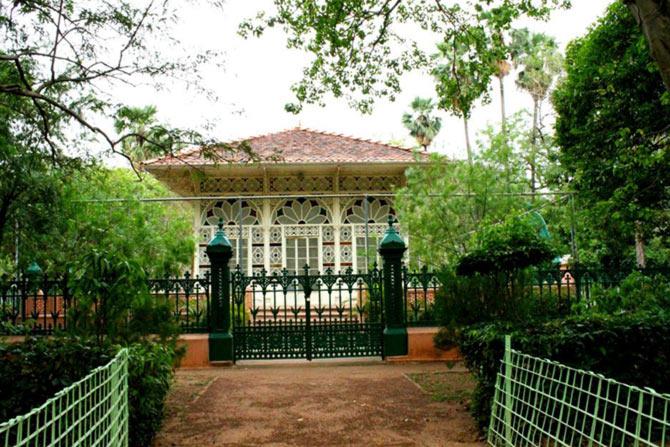 Meditation room at Shantiniketan