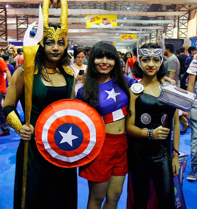 Why so serious? The craziest cosplayers at Mumbai's Comic-Con - Rediff ...