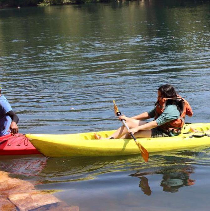 kayaking