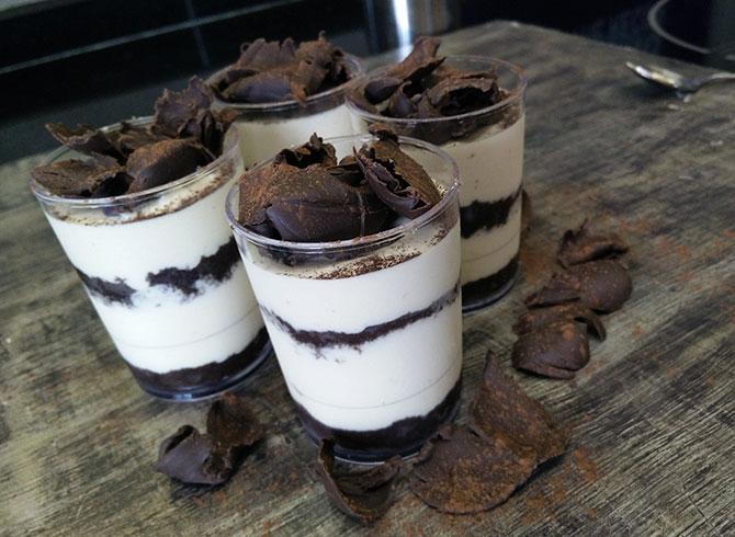 Chenna Tiramisu Shots