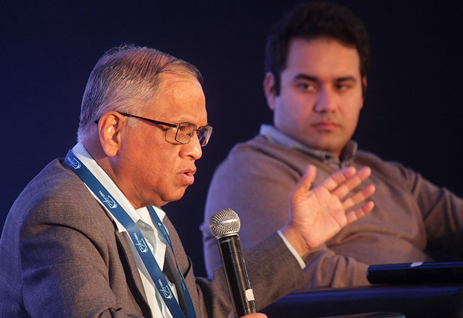 Narayan Murthy at the Times Litfest Bangalore 