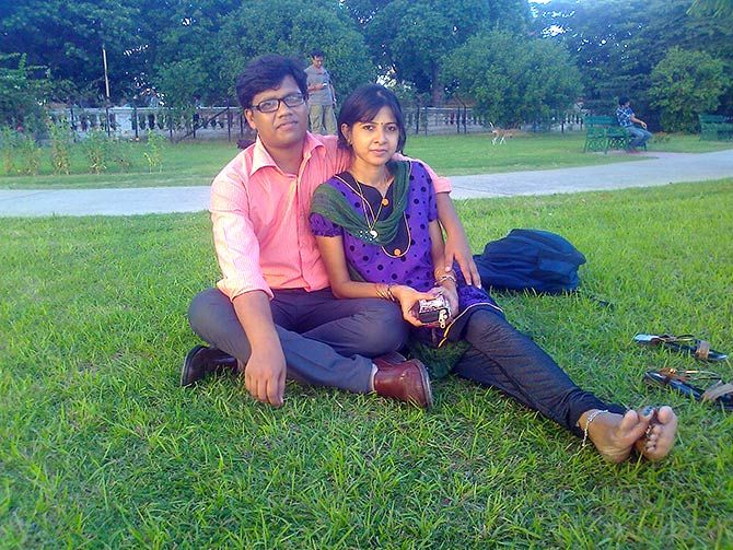 Pritam Kumar with Seema