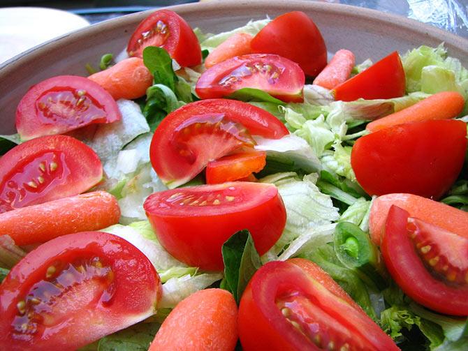 Salad with Honey Mustard Dressing