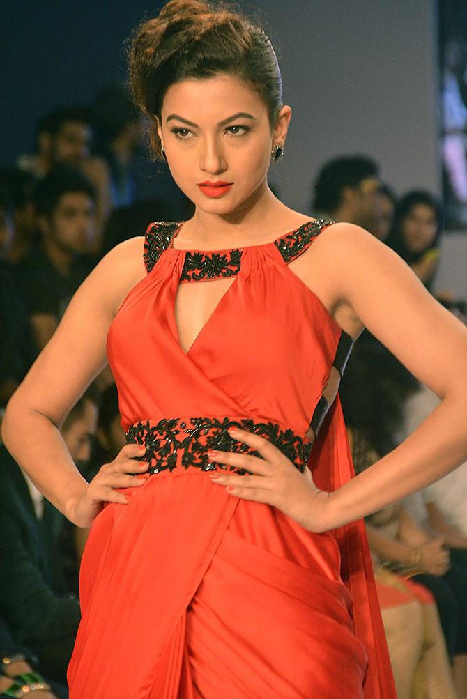 Gauhar Khan at the India Beach Fashion Week in Goa.