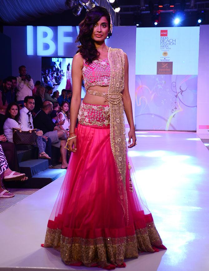 Sara Jane Dias at the India Beach Fashion Week in Goa