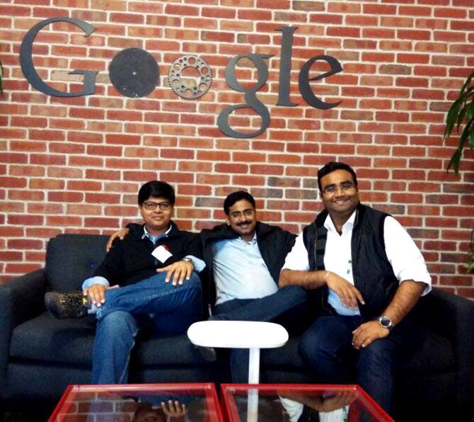 Lalit Mangal, Sumit Jain and Vikas Malpani of Commonfloor