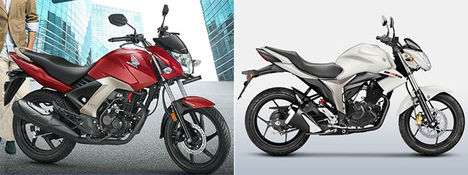 Honda CB Unicorn 160 vs Suzuki Gixxer