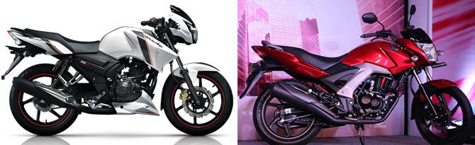 Honda CB Unicorn 160 vs TVS Apache RTR 160