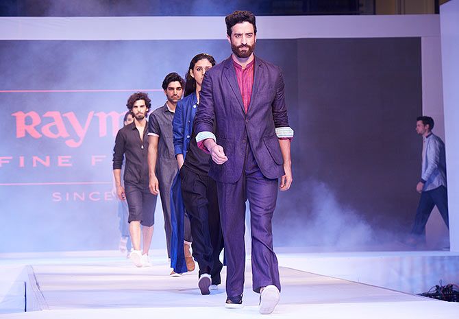 Raymond launches linen in Goa on March 8, 2015