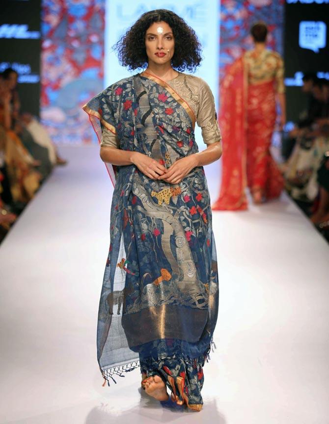 Indrani Dasgupta in a Gaurang Shah creation.