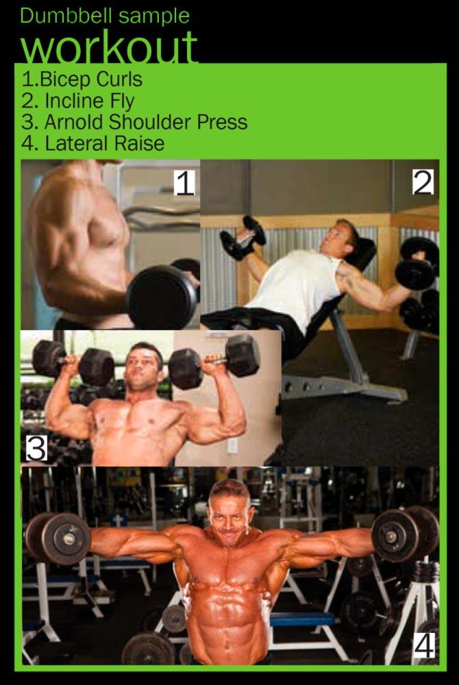 Dumbbell sample workout