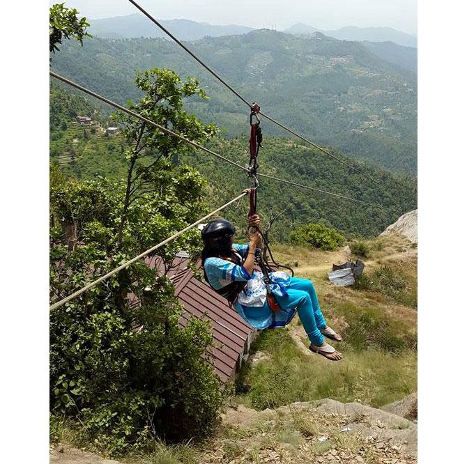 Valley crossing in Mukteshwar