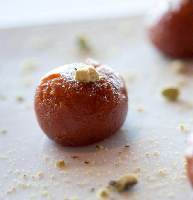 Sweet Potatoes Gulab Jamun