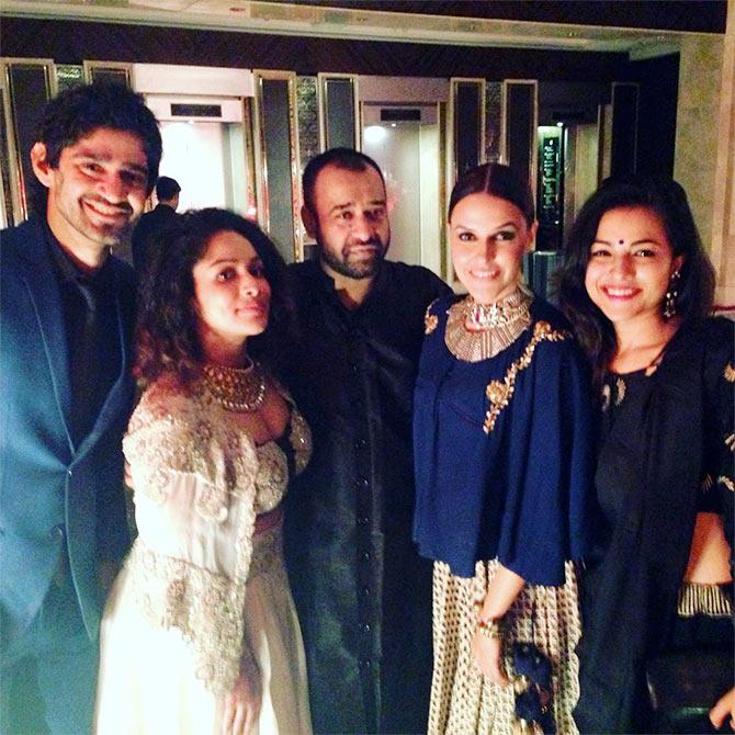 Neha Dhupia with Masaba Gupta 